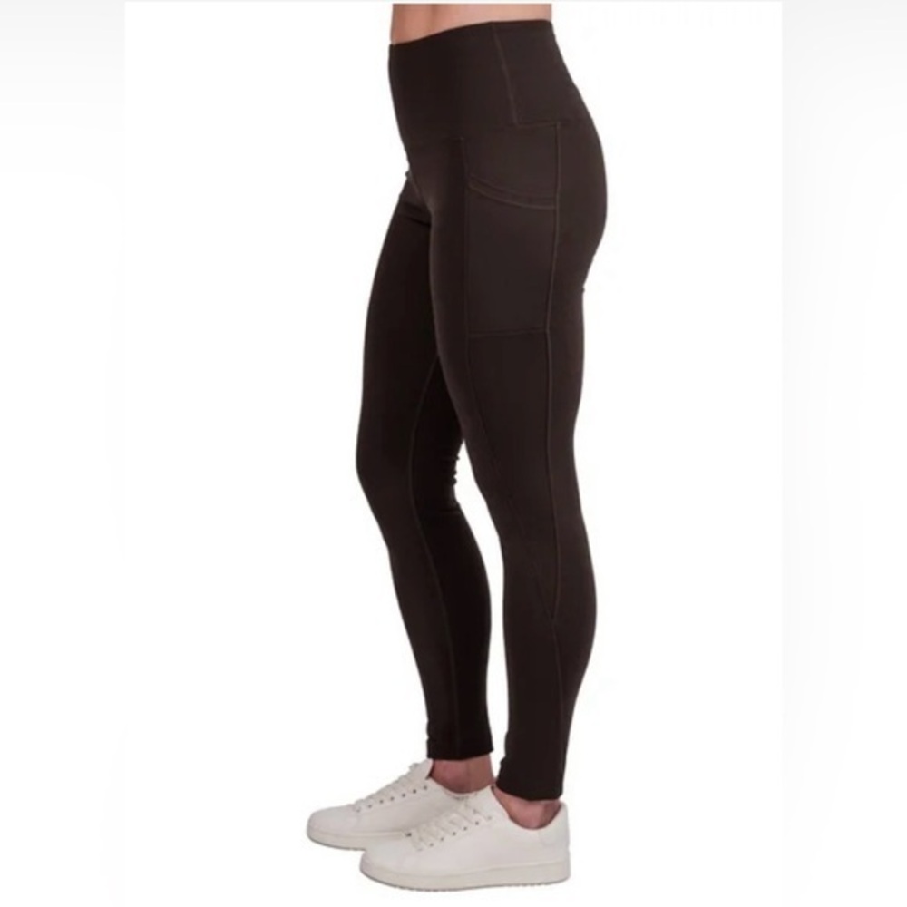 Tuff Athletics Yoga Leggings Brown NWT